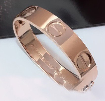 Cartier 18kt Pink Gold LOVE Bracelet, Wide
